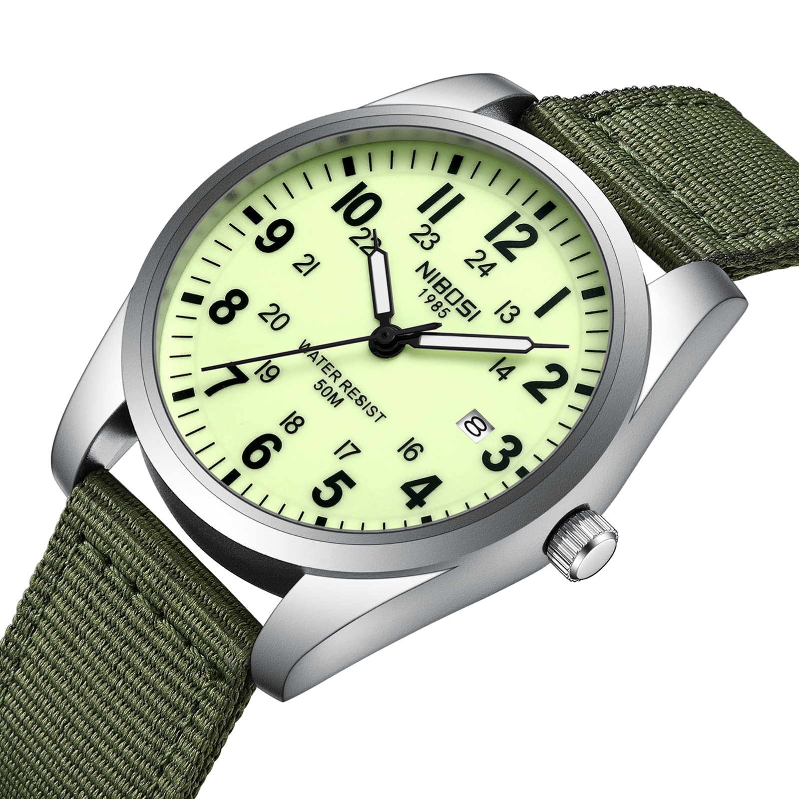 NIBOSI Mens Watches Analog Mil - Tropic Strap Vintage recensie en prijs