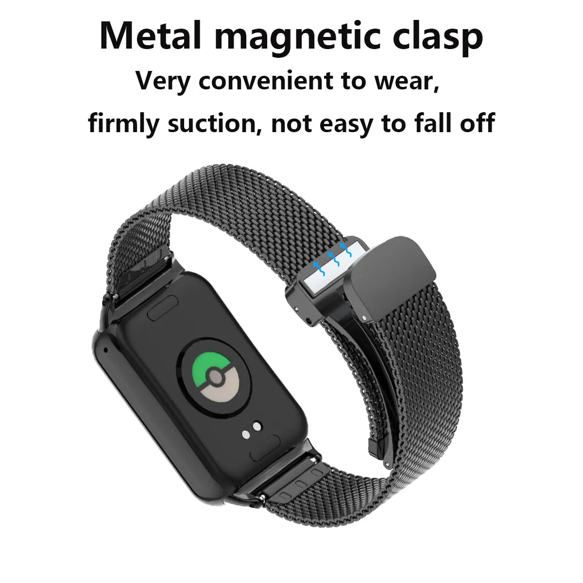 Suitable for Xiaomi band 8pro  - Mesh Strap Metal recensie en prijs