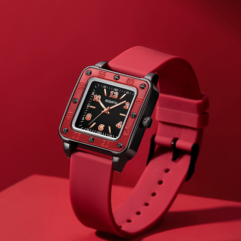Square Silicone Band Women Wat - Silicone Band Women recensie en prijs