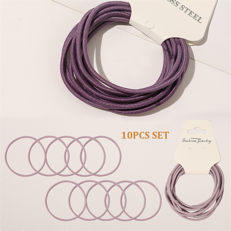 10PCS Women Girls Simple Basic - Silicone Band Women recensie en prijs