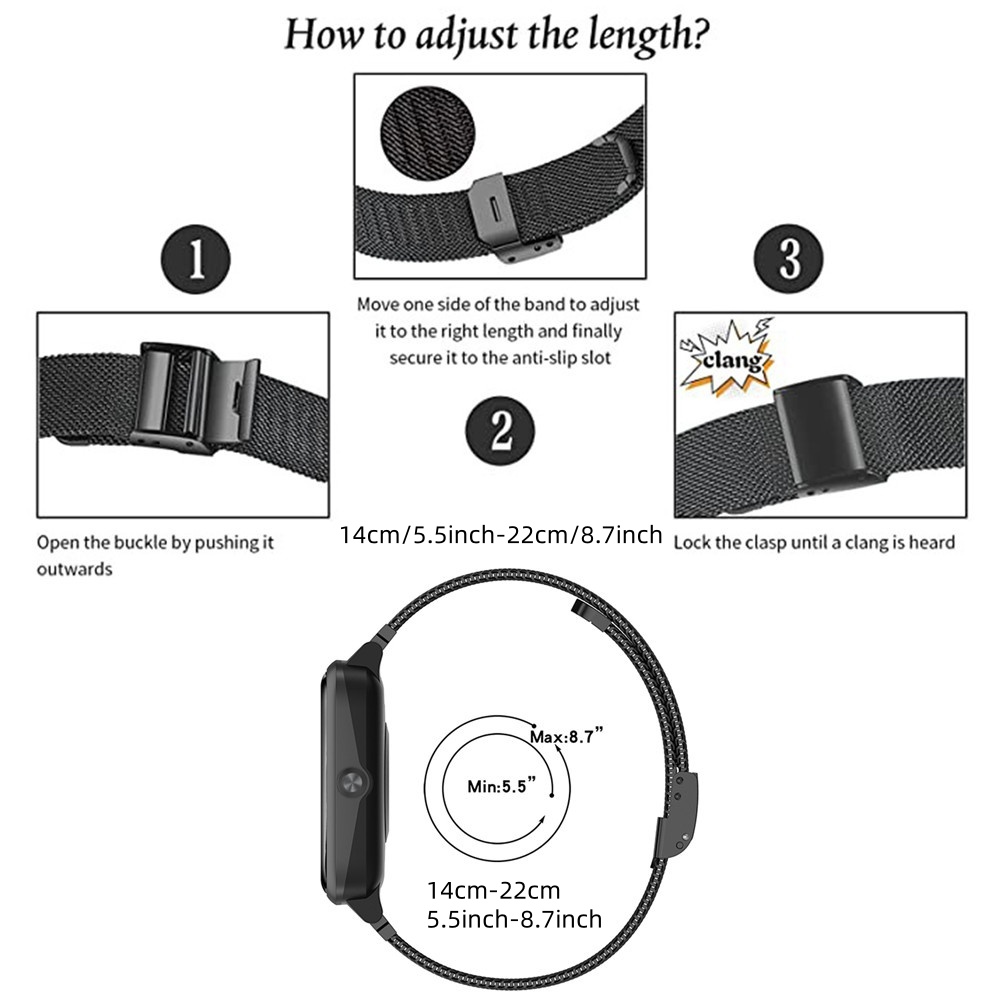 Metal Bands for CMF Watch Pro  - Mesh Strap Metal recensie en prijs