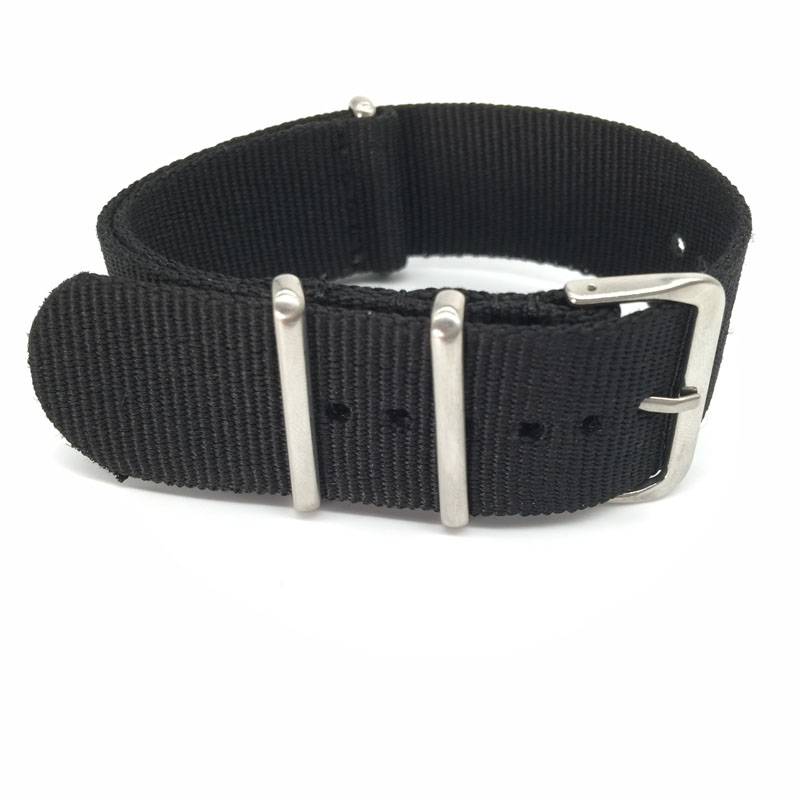 Black Nylon Strap for 16mm 18m - Nato Strap Nylon recensie en prijs