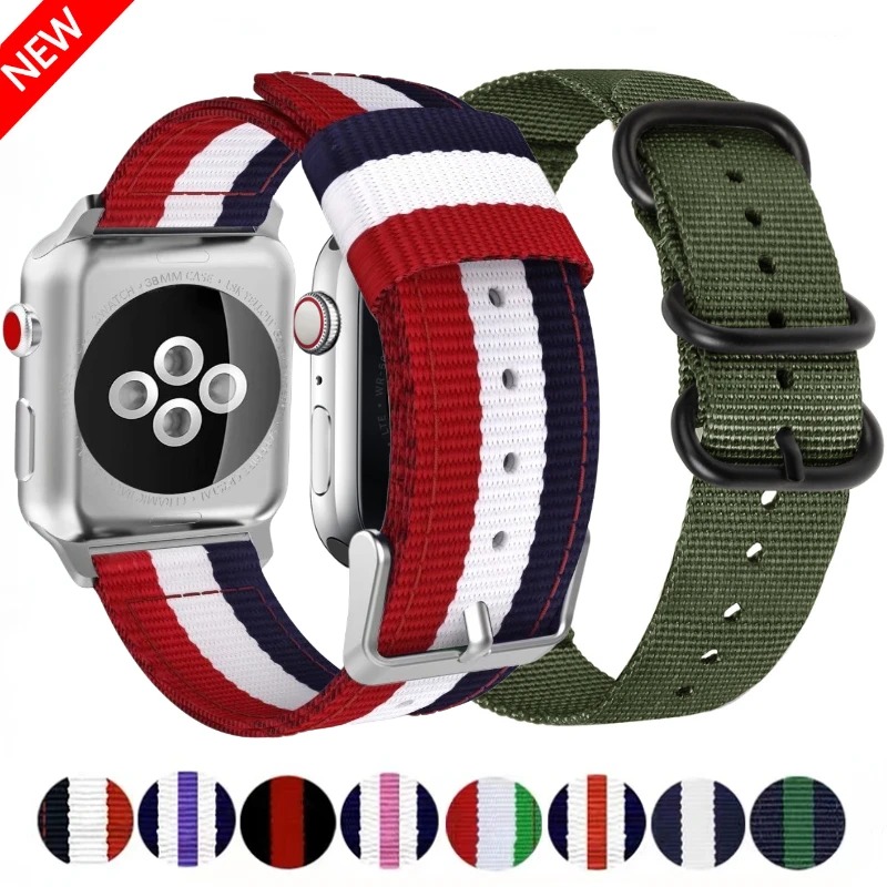 Nylon Canvas Strap For Apple W - Canvas Strap Watch recensie en prijs