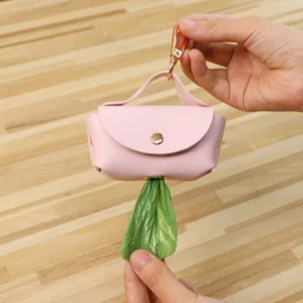 Elegant Leather Dog Poop Bag C - Leather Strap Quick Release recensie en prijs