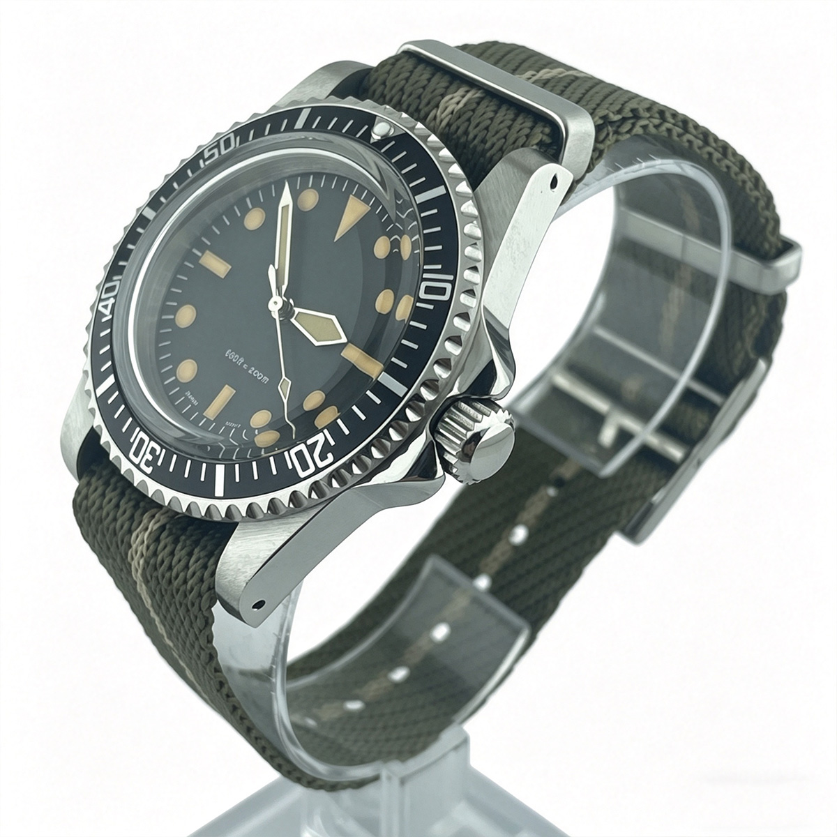 39.5mm Diver Retro watch acryl - Tropic Strap Vintage recensie en prijs