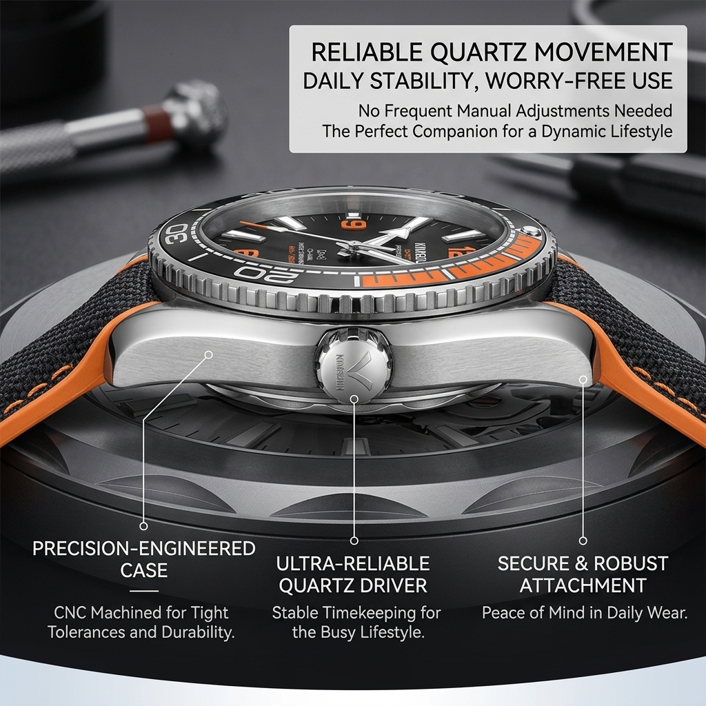 1 piece sporty men's watch wit - Canvas Strap Watch recensie en prijs