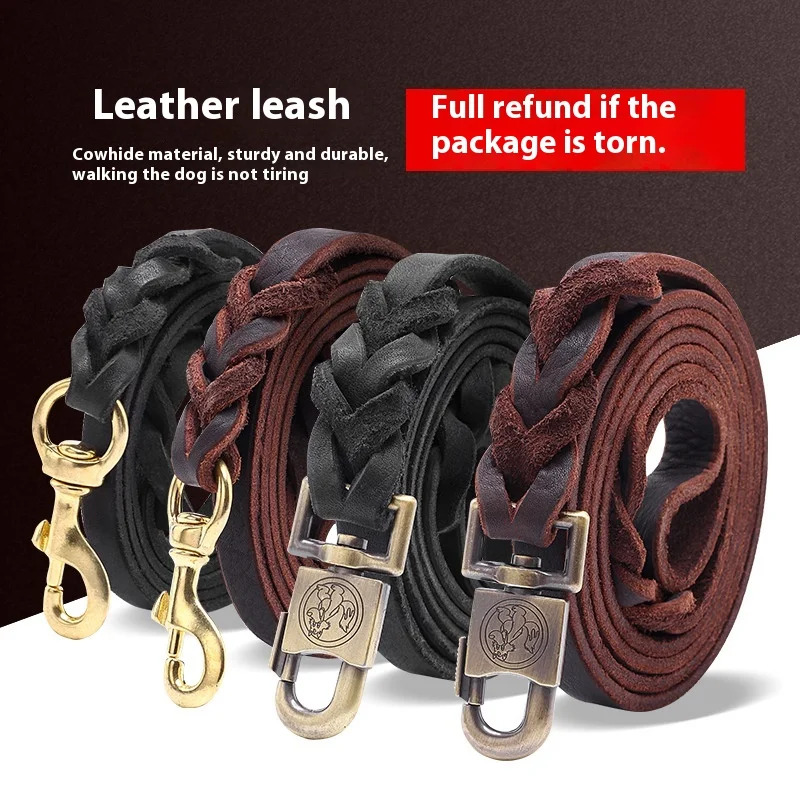 Genuine Leather Dog Leash - To - Leather Strap Quick Release recensie en prijs