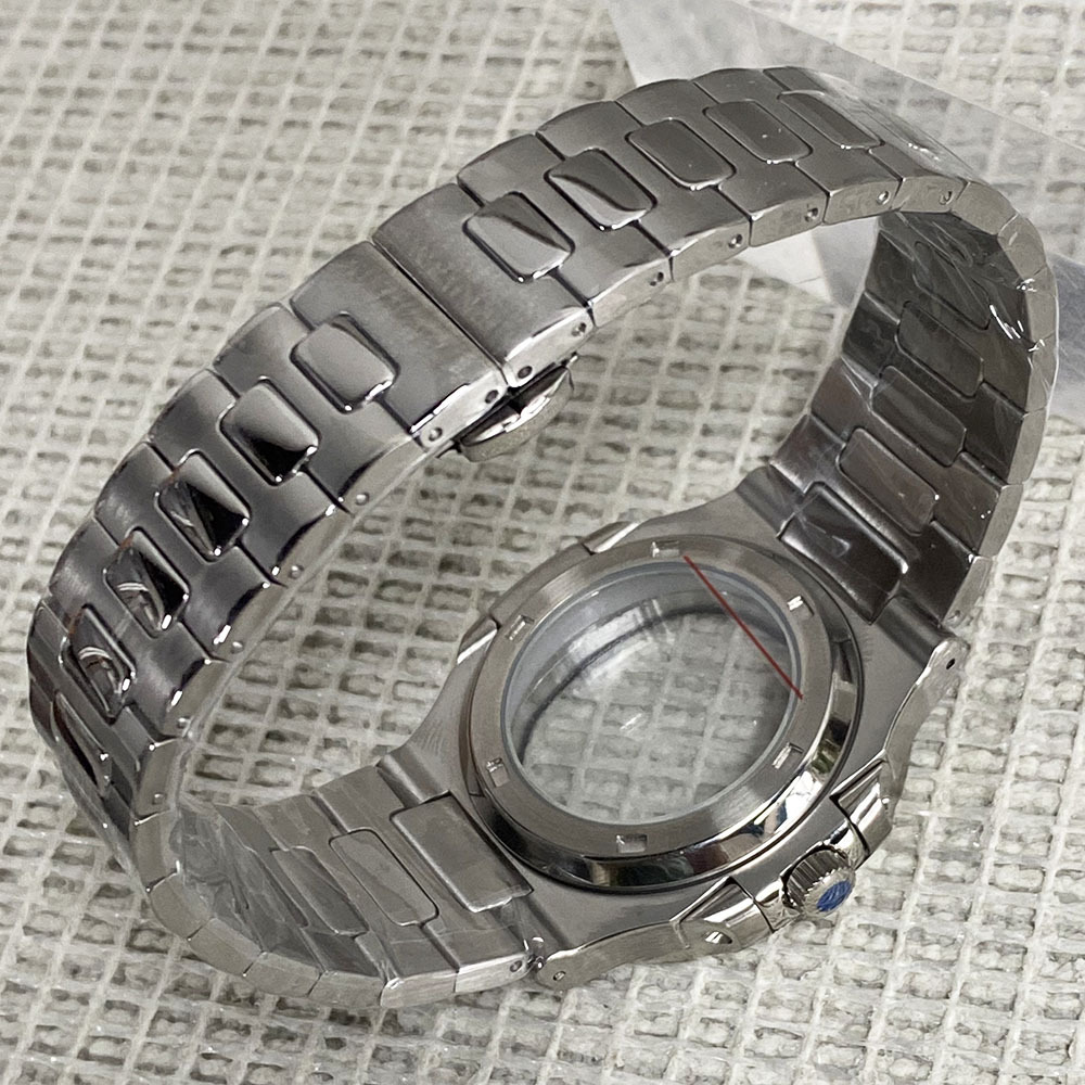 40mm Nautilus Watch Case Mod K - Butterfly Clasp Deployant recensie en prijs