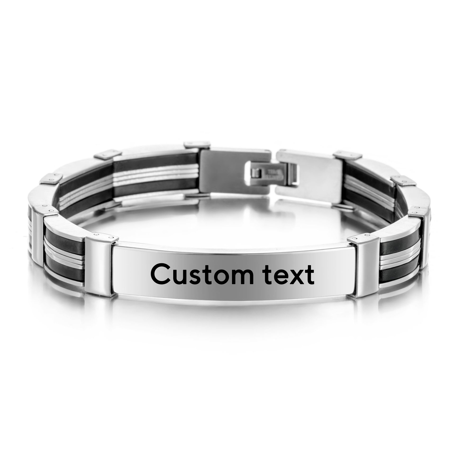 Punk Custom TEXT Name Men Stai - Silicone Band Women recensie en prijs