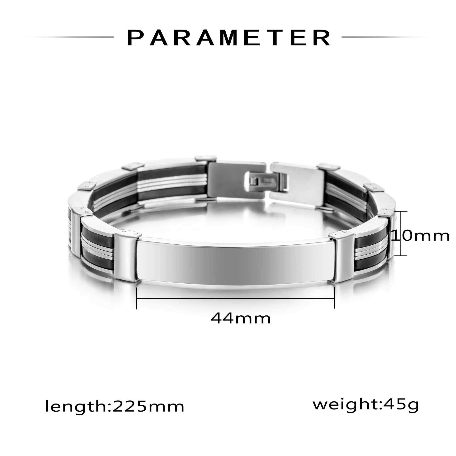Punk Custom TEXT Name Men Stai - Silicone Band Women recensie en prijs