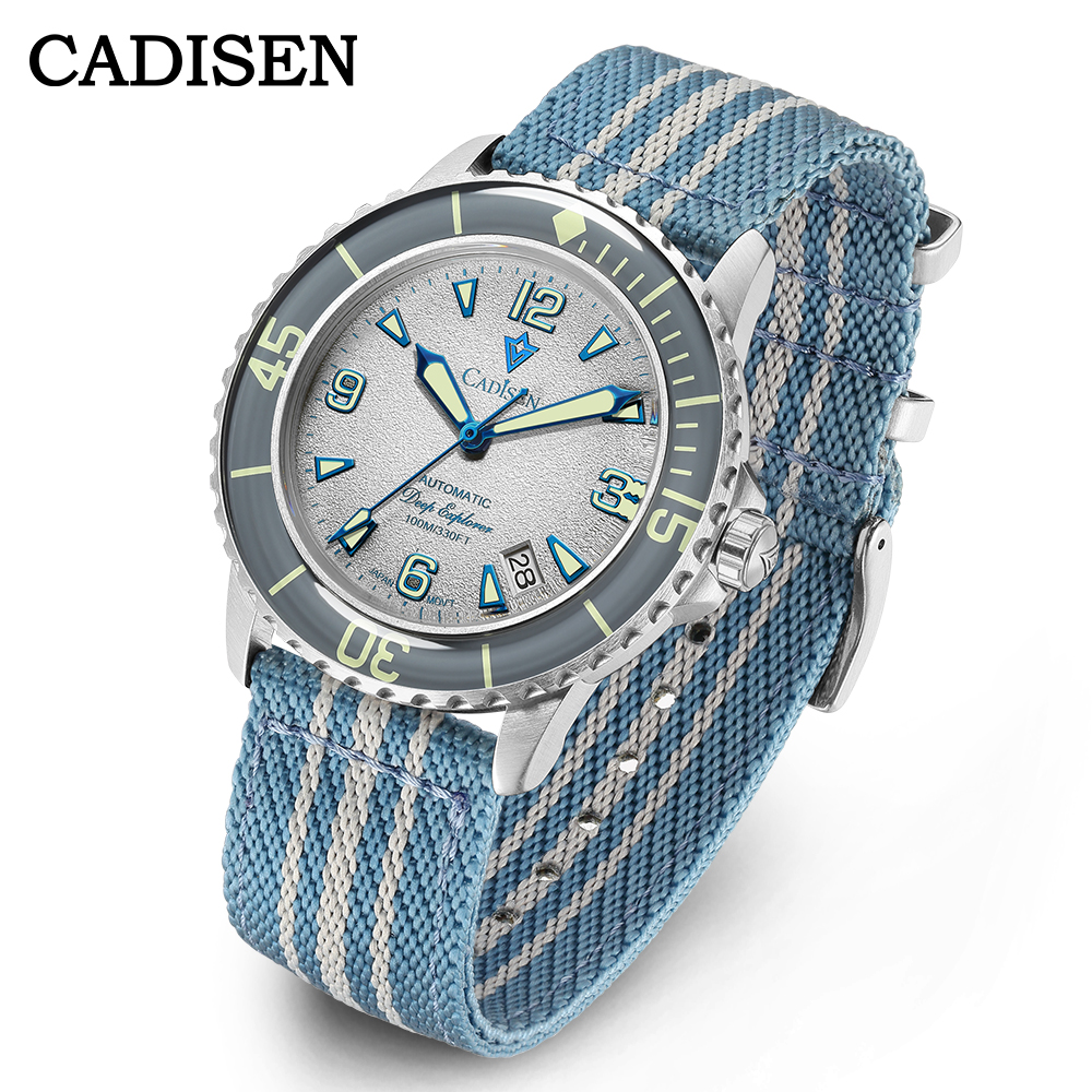CADISEN Deep Explorer MIYOTA 8 - Canvas Strap Watch recensie en prijs
