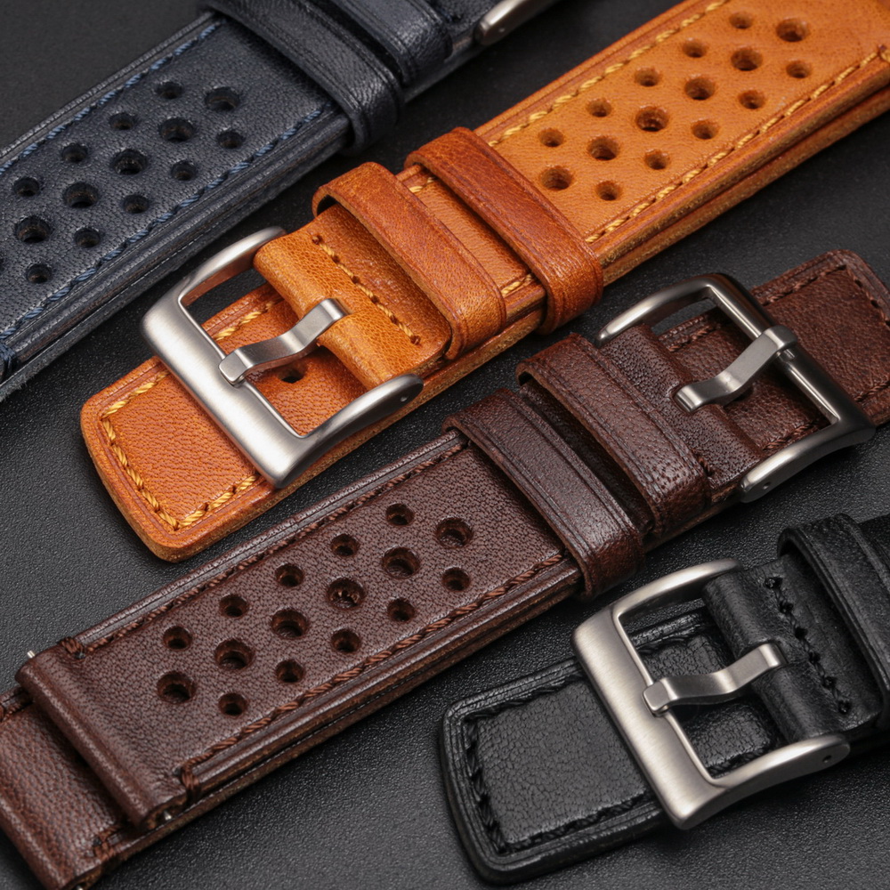 Hemsut Cowhide Watch Band Quic - Leather Strap Quick Release recensie en prijs