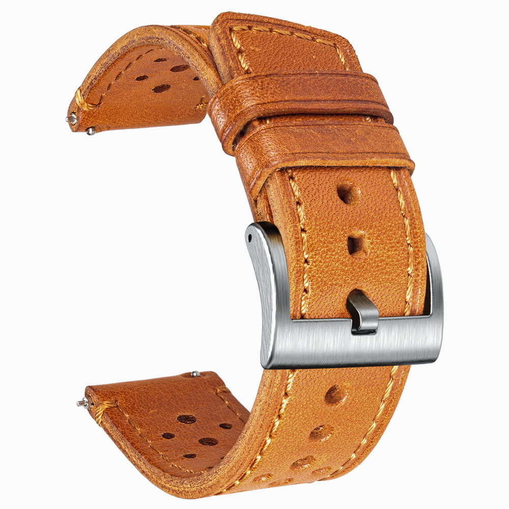 Hemsut Cowhide Watch Band Quic - Leather Strap Quick Release recensie en prijs
