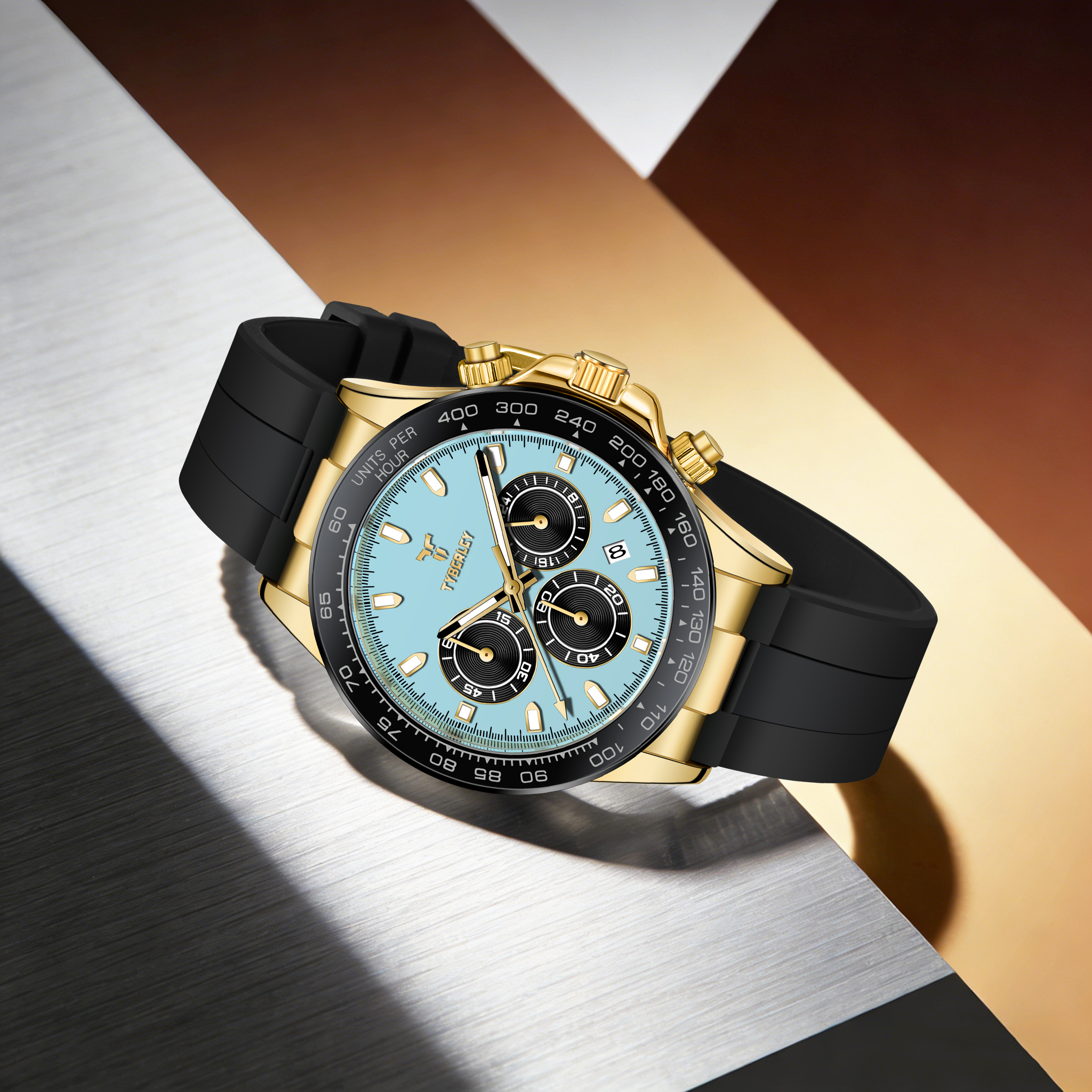 TYBERLEY Sophisticated Eleganc - Rubber Strap Diver recensie en prijs