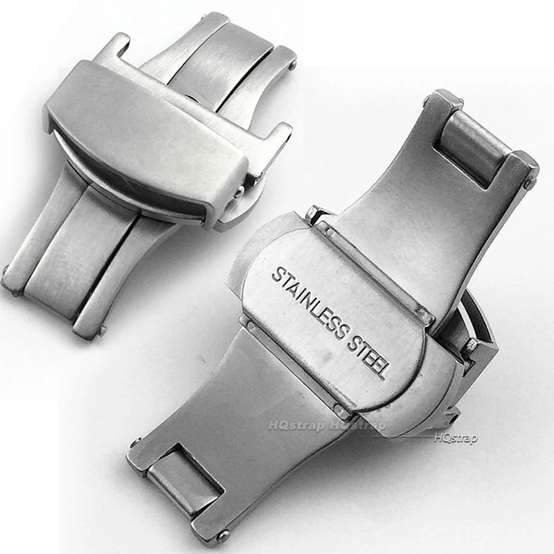 Matte Stainless Steel Butterfl - Butterfly Clasp Deployant recensie en prijs