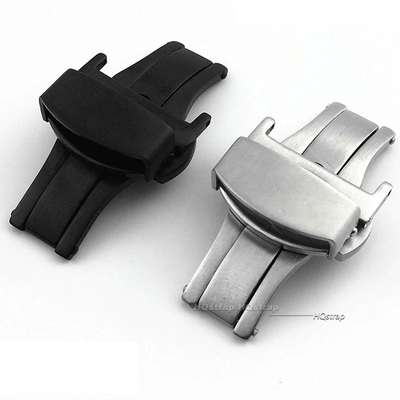 Matte Stainless Steel Butterfl - Butterfly Clasp Deployant recensie en prijs