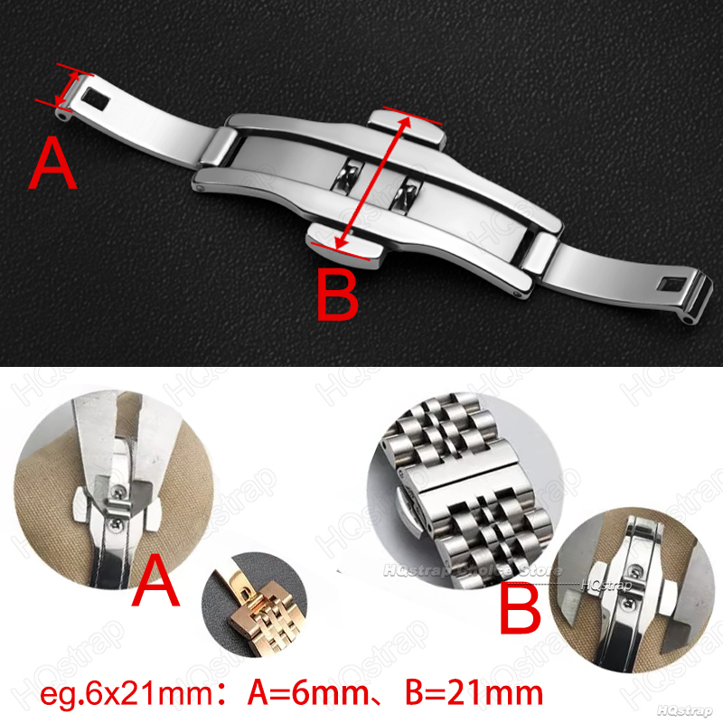6mmx19/21/23/25mm Butterfly Bu - Butterfly Clasp Deployant recensie en prijs