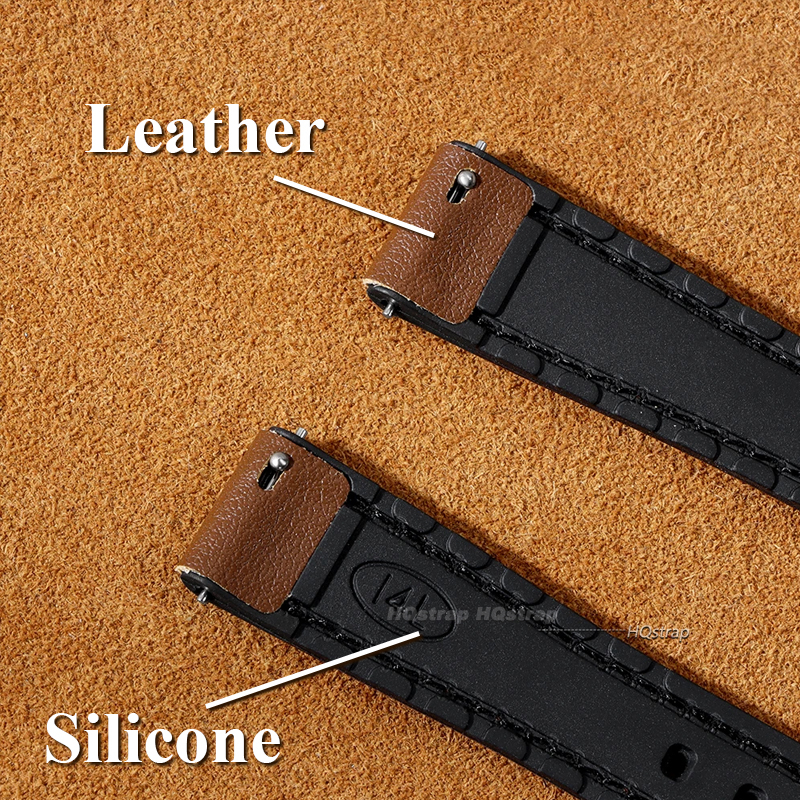 Ultra-thin Leather Watch Band  - Rubber Strap Diver recensie en prijs