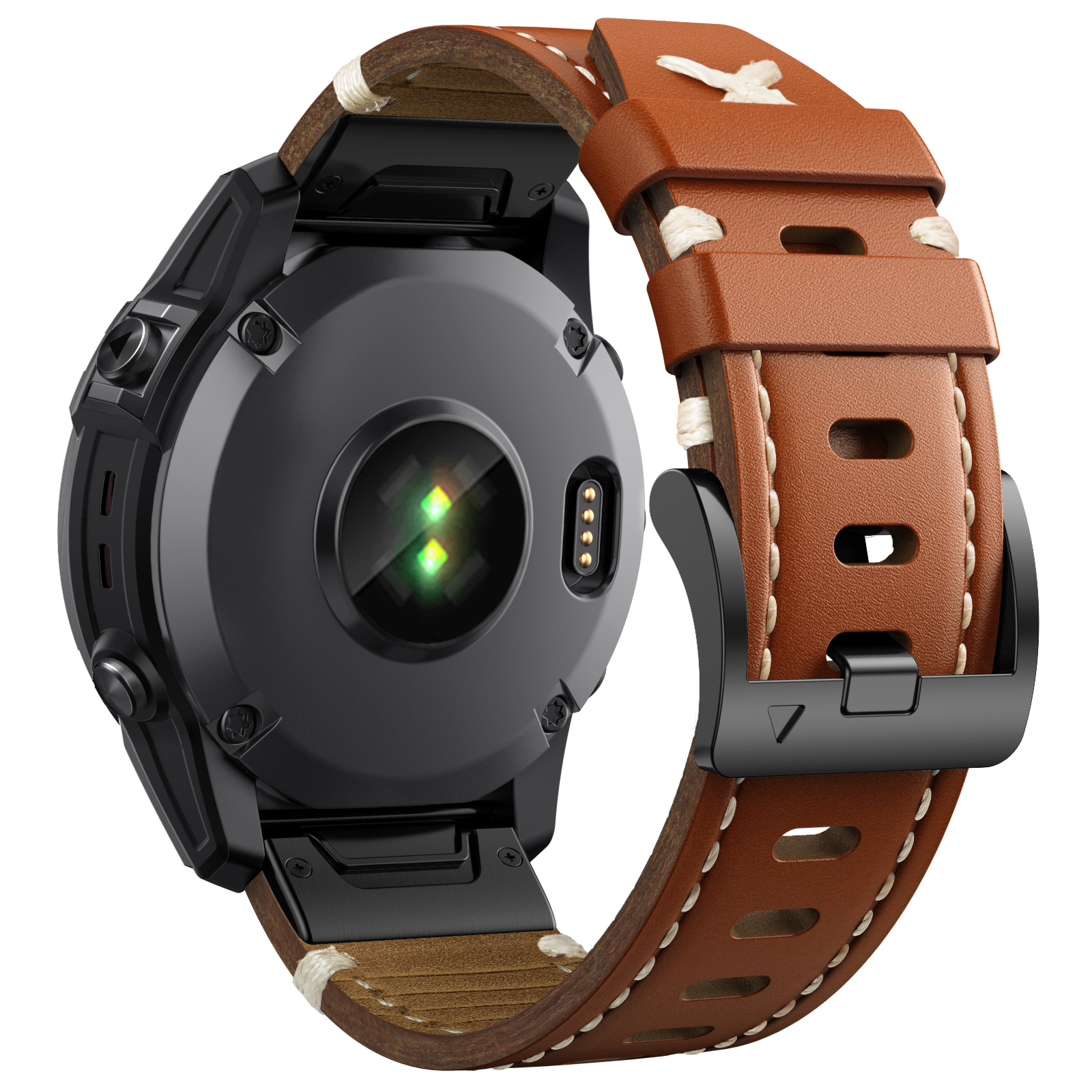 22 26mm Genuine Leather Strap  - Leather Strap Quick Release recensie en prijs