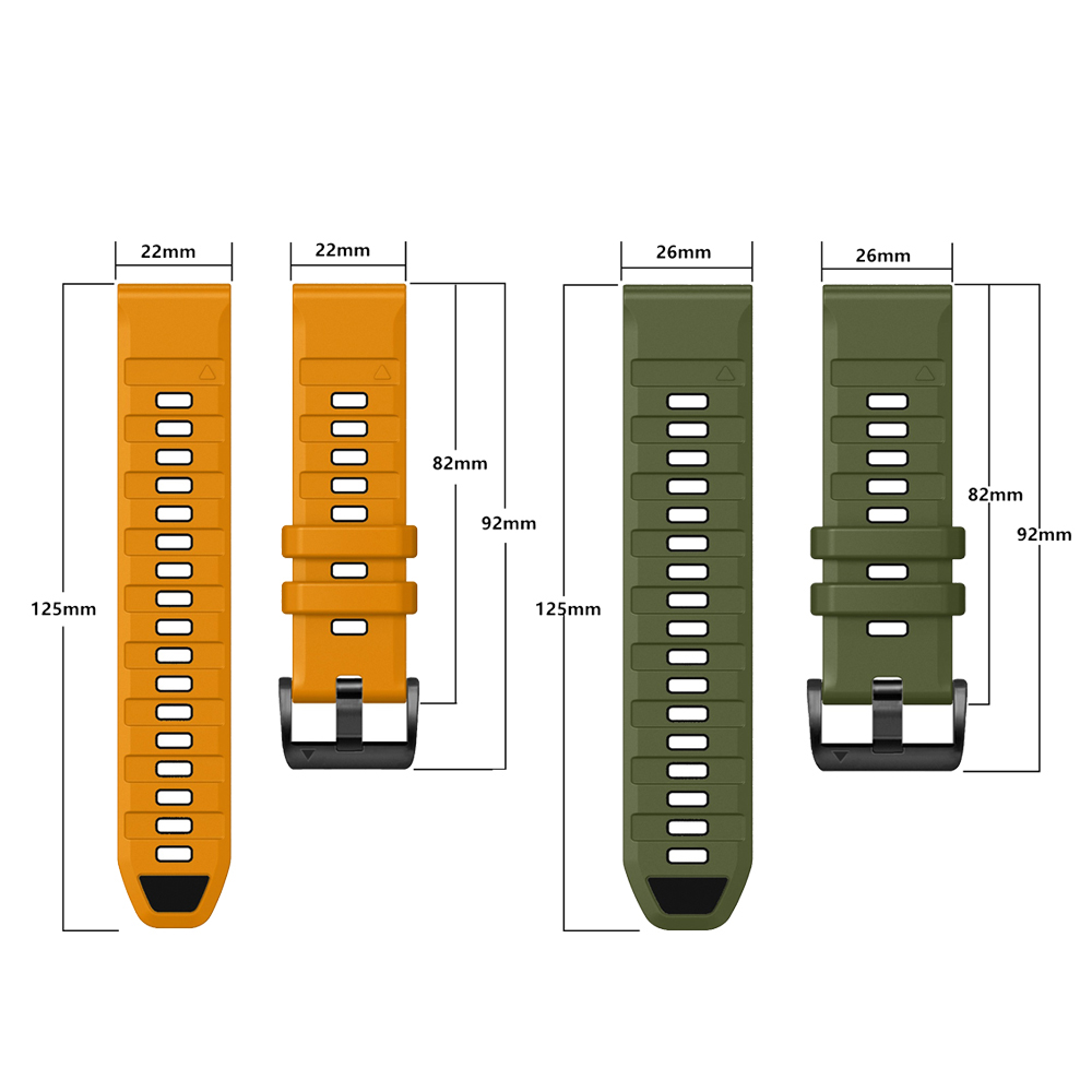 Fenix E 47mm Official QuickFit - Silicone Watch Band 22Mm recensie en prijs