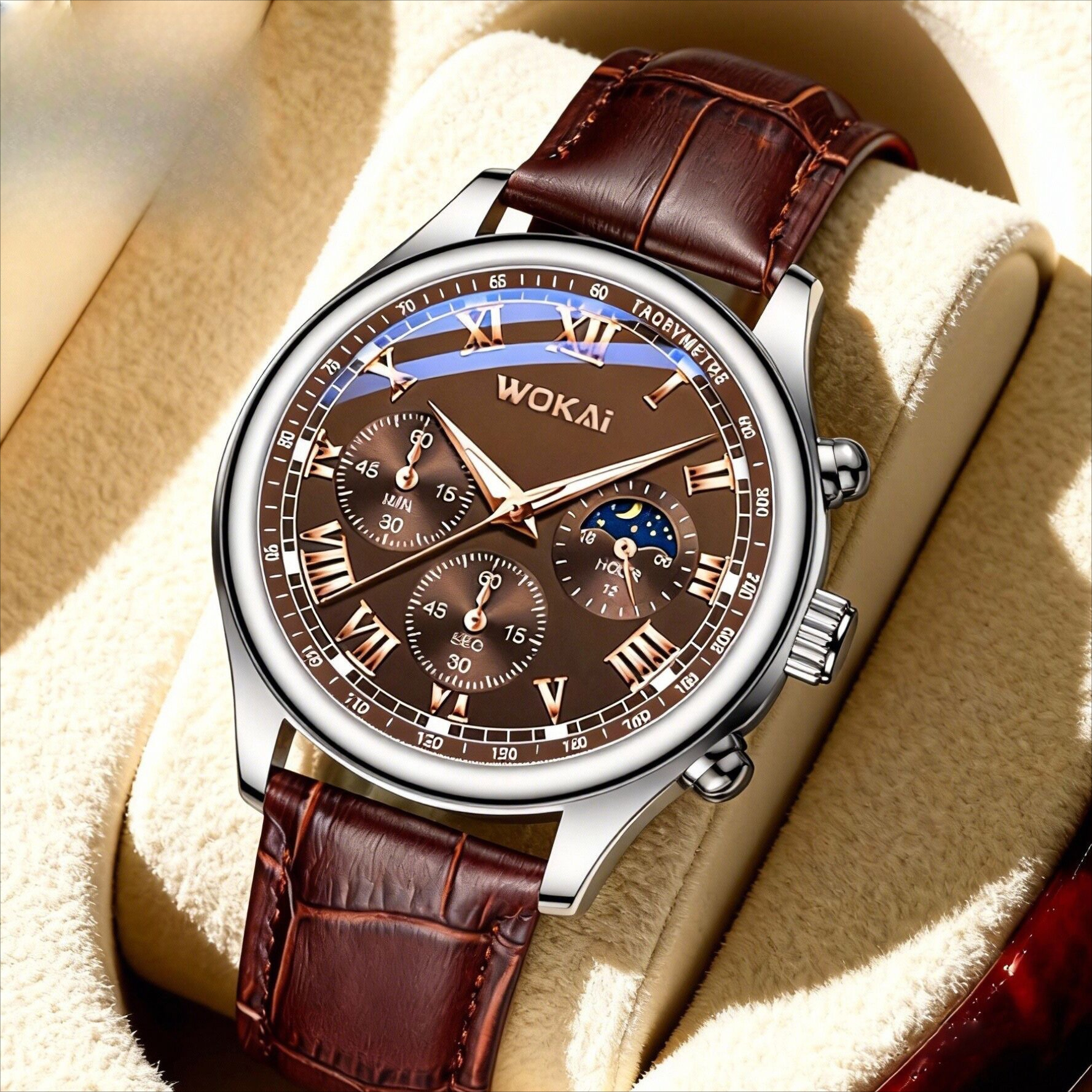 Luxury Men Business Watches Fa - Leather Watch Band Men recensie en prijs