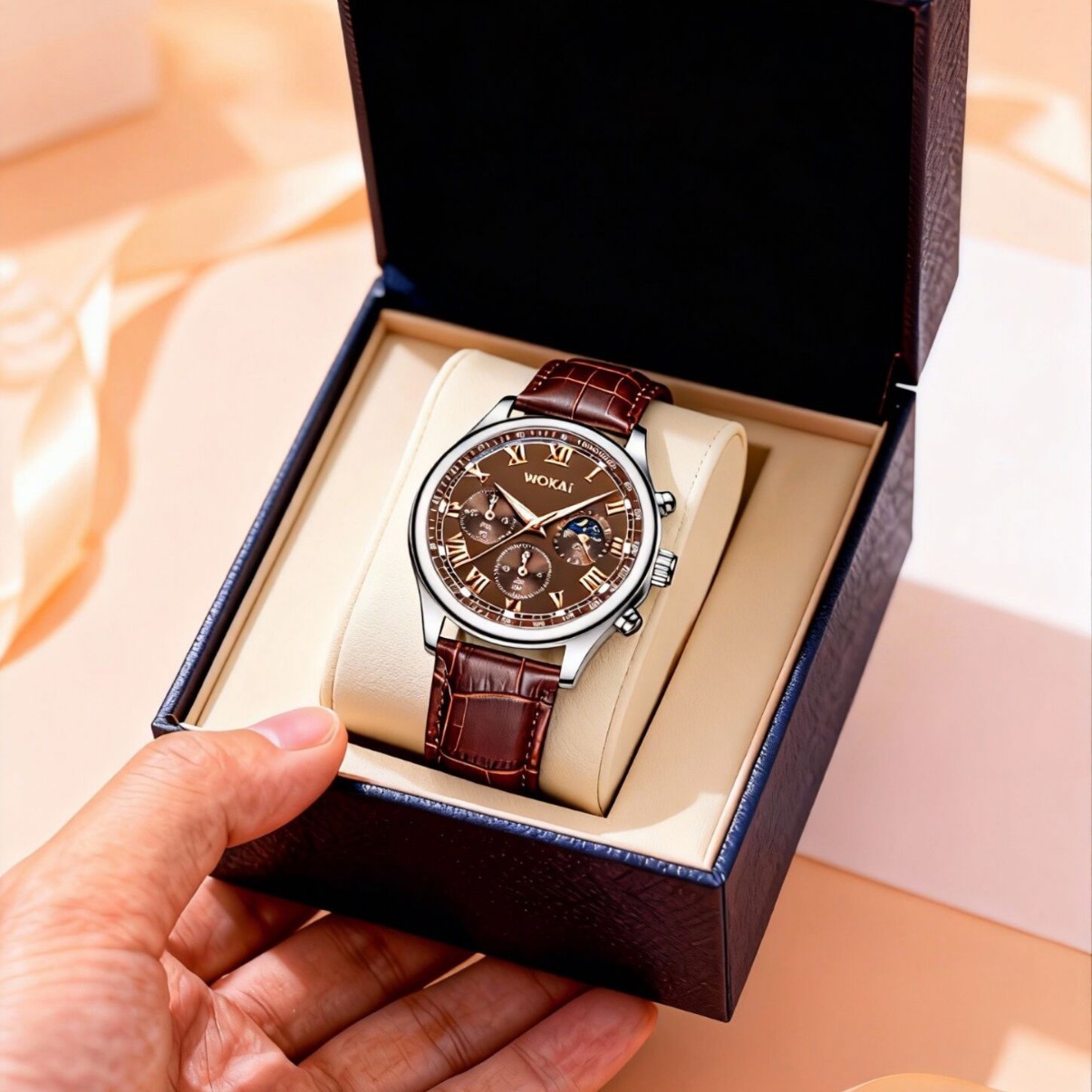 Luxury Men Business Watches Fa - Leather Watch Band Men recensie en prijs