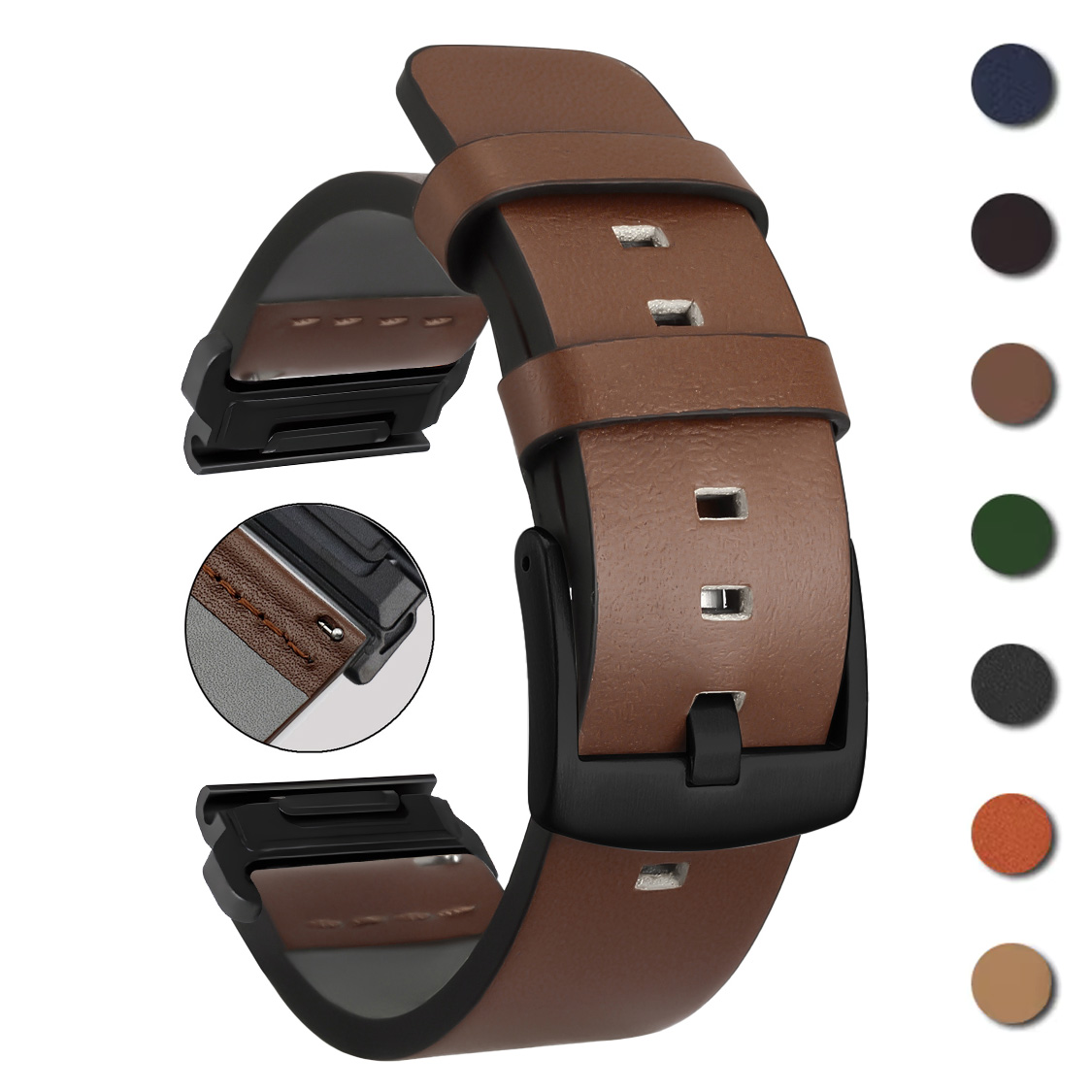 26mm 22mm Quick Fit Strap For  - Leather Strap Quick Release recensie en prijs