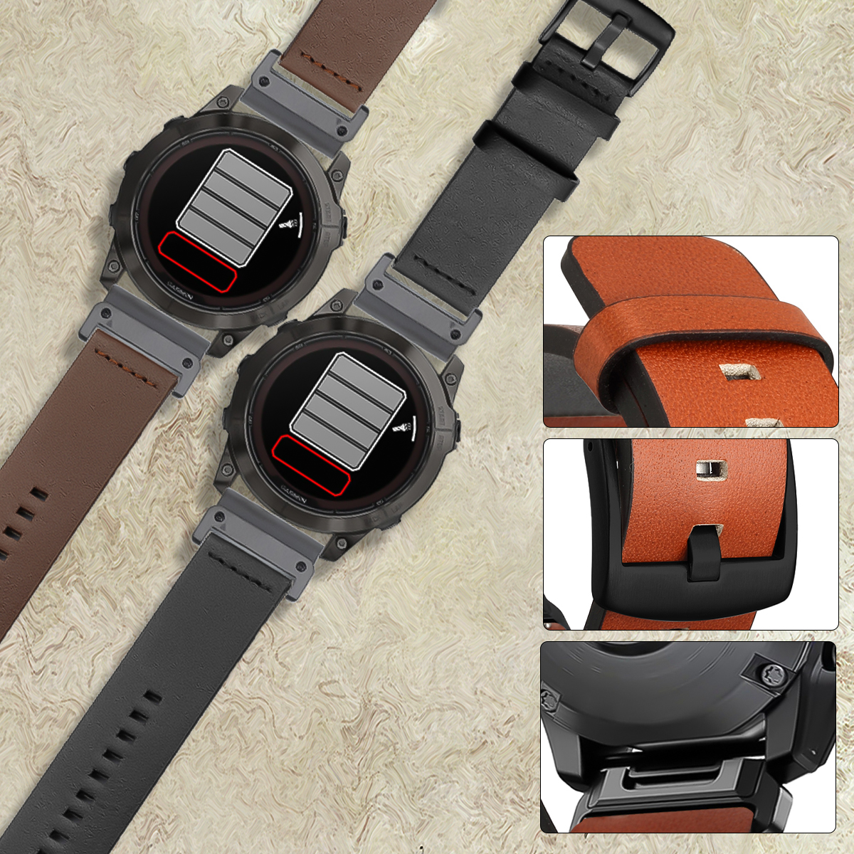 26mm 22mm Quick Fit Strap For  - Leather Strap Quick Release recensie en prijs