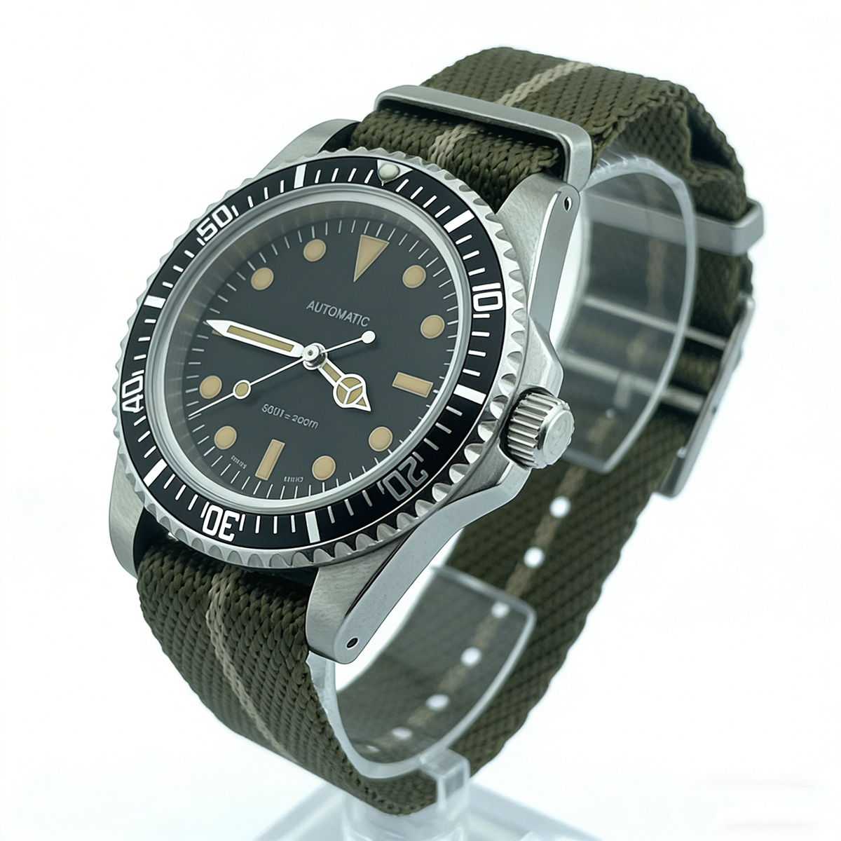 39.5mm Diver Retro watch sapph - Tropic Strap Vintage recensie en prijs