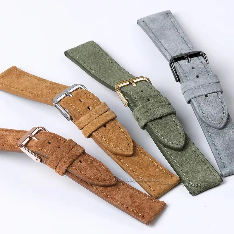 Suede Genuine Leather Watchban - Suede Strap Watch recensie en prijs