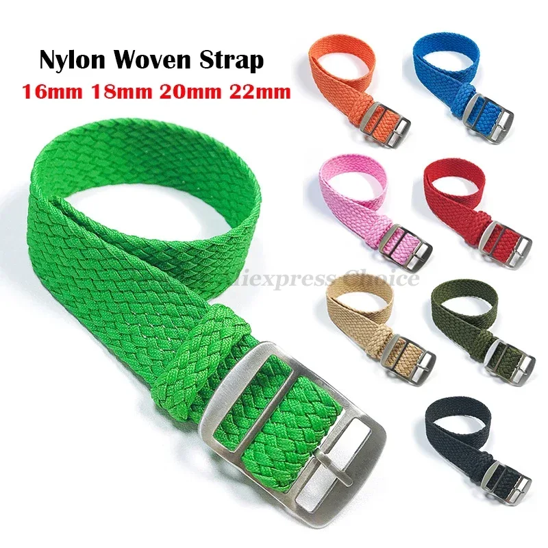 Fabric Woven Nylon Watch Band  - Perlon Strap Woven recensie en prijs