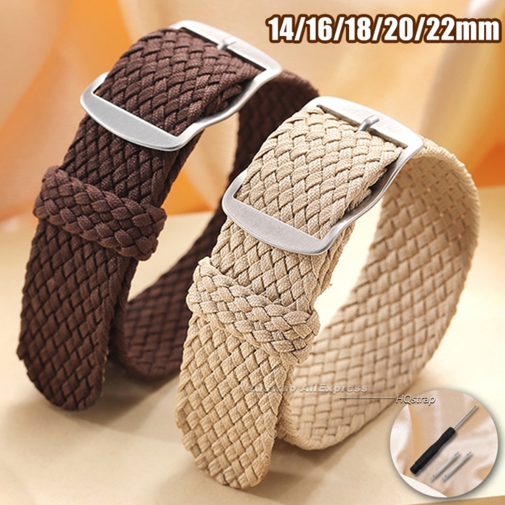Nylon Woven Canvas Watch Band  - Perlon Strap Woven recensie en prijs